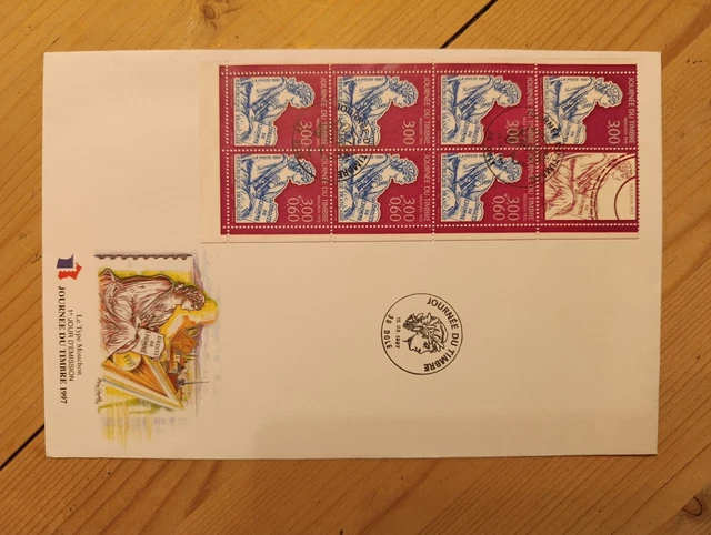 ENVELOPPE 1ER JOUR Grand Format Salon Du Timbre Bloc N. 15 EUR 3,20