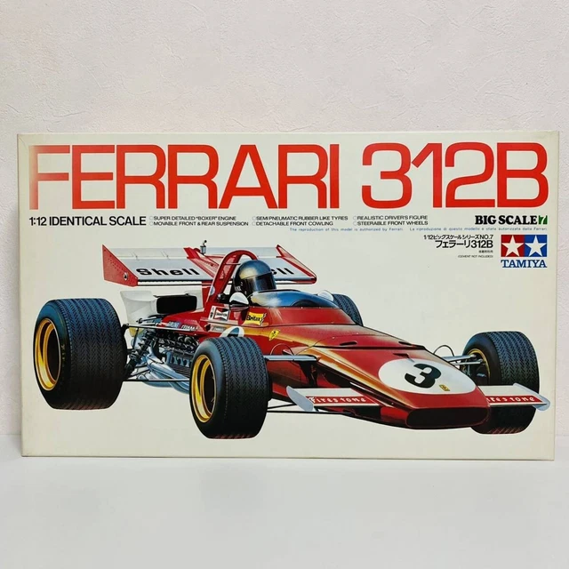 Maquette Plastique Tamiya Ferrari 312T4 1/12 - Kit à Monter Vintage, Occasion