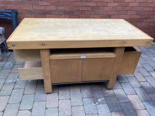 Quality vintage workbench / shop bench / rustic kitchen bench up-cycle project