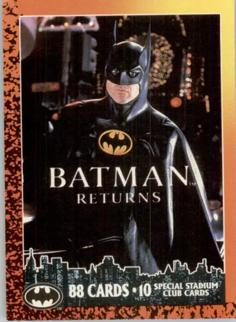 Batman Returns (1992 Topps) "Main Set" Base Cards