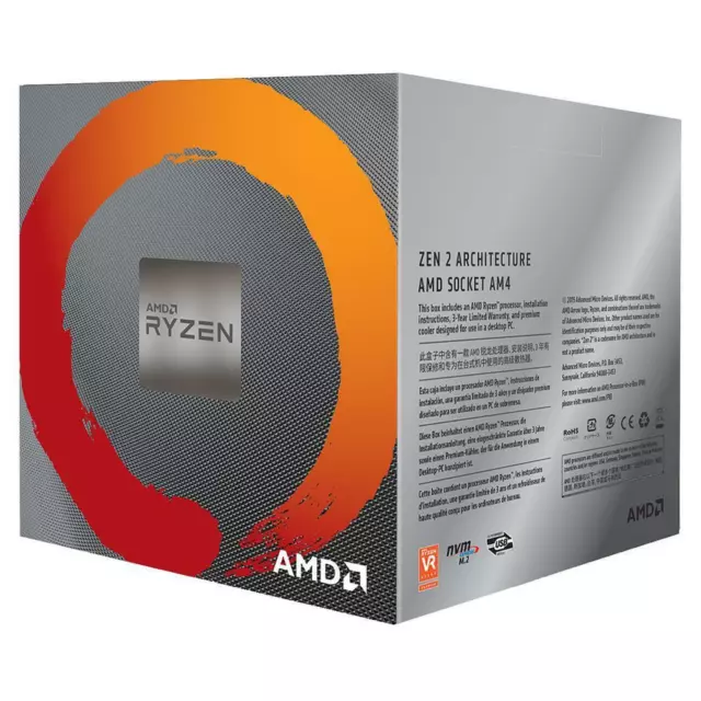 AMD Desktop Processor Ryzen 5 7 9 5500GT 5600GT 5700X3D 5800X3D 5950X CPU AM4 3