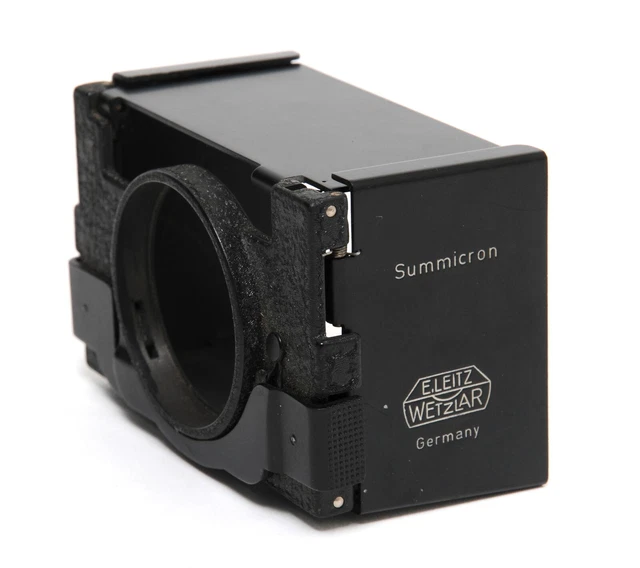 Campana plegable vintage Leitz Wetzlar SOFM para Summicron y Summitar Leica