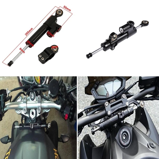 CNC Steering Damper Stabilizer For Harley Dyna Softail Road King Street Glide US