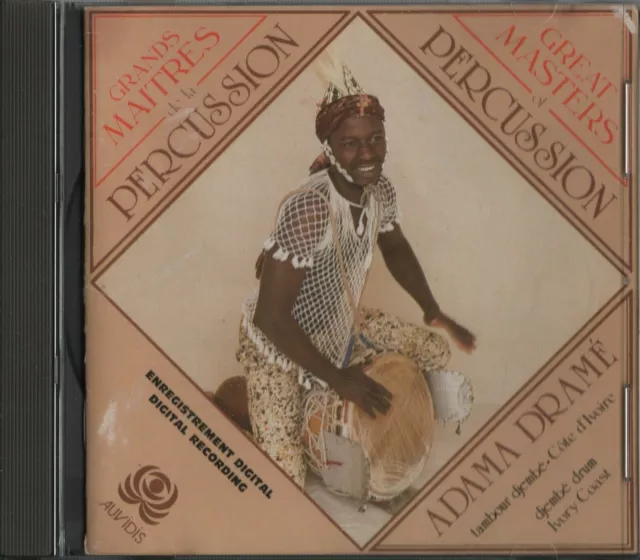 Adama Dramé - Great Masters Of Percussion - Traditional - 1987 - CD original