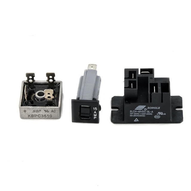 Kit riparazione caricabatterie caricabatterie per auto Club PowerDrive 48 V 17930 e 17935 nuovo