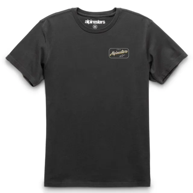 Alpinestars Turnpike Mens Short Sleeve Premium T-Shirt Black LG