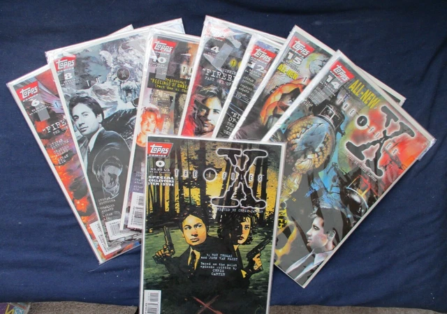 Lot of 15 Topps X Files Comic Books 1996 #0 & 2-16 Near Mint