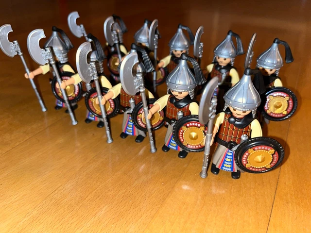 5 X CHASSEUR GARDE JÄGER SOLDATS PLAYMOBIL À