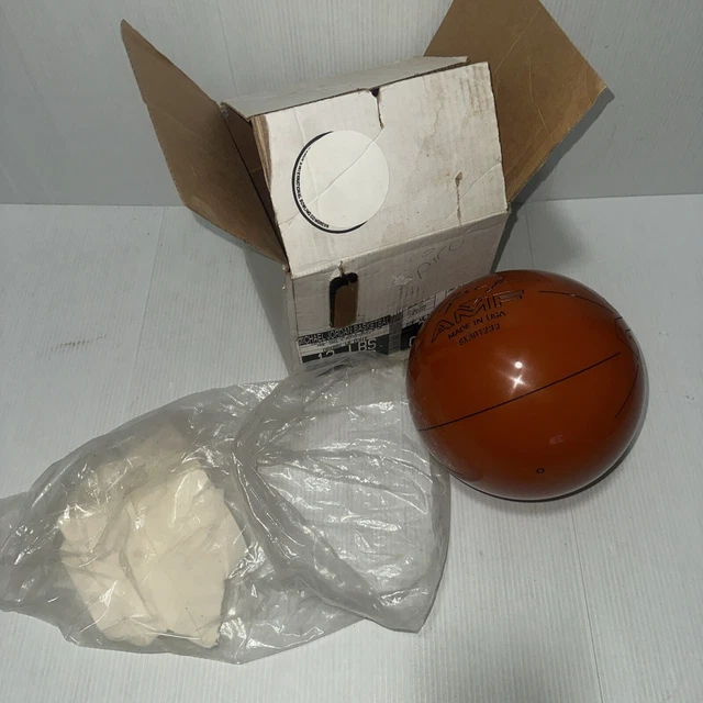MICHAEL JORDAN AMF Bowling Ball 10 lb UNDRILLED Orange Basketball Made
