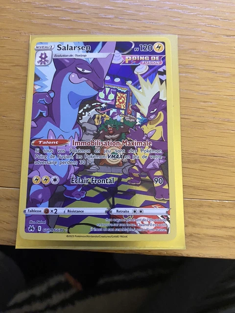 Carte Pokémon Salarsen GG09/GG70 EB12.5 Zénith Suprême NEUF