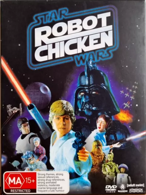 Robot Chicken Star Wars (DVD, 2007) Seth Green, Mark Hamill, Region 4 PAL - VGC