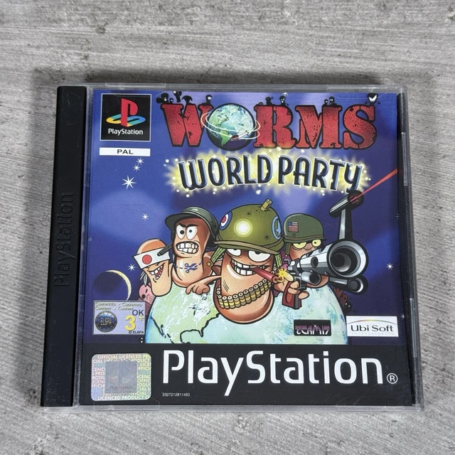 WORMS - PS1 Sony PlayStation 1 - Complet avec manuel EUR 11,67