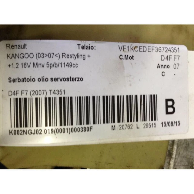 Silencieux Arrière Pour Renault Kangoo I (1997-2010) - 1.2i 1.4i 1.6i 1.9D - Kit Complet De Montage