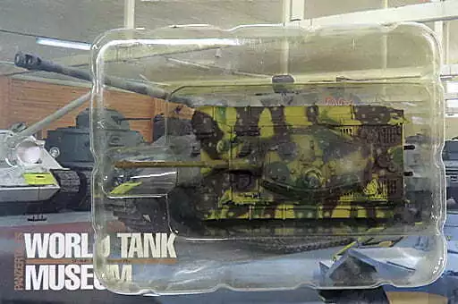 Candy Toy Mini Car 36. Tiger Ii 3 Color Camouflage World Tank Museum Series 02