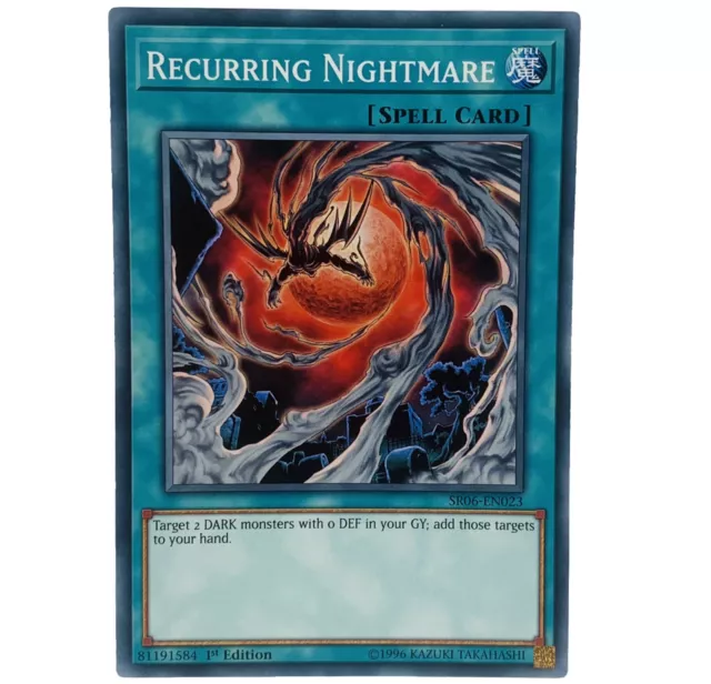 YUGIOH Recurring Nightmare SR06-EN023 Common Card 1. Auflage Neuwertig