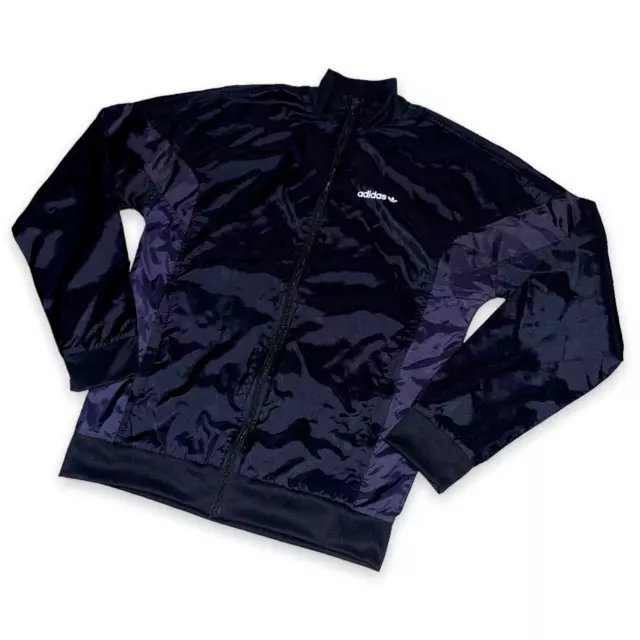 Super Rare Adidas Originals Jacket Windbreaker Glanz Cal Surf Gray YL Men  Small