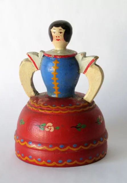 Antique Scandinavian Folk Art Wood Doll Deaccessioned Cincinnati Museum of Art