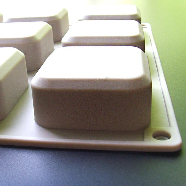 9 Grid DIY Silicone Soap Mold Handmade Candle Soap Maki E8N5 A3H1 Moulds Q5U8