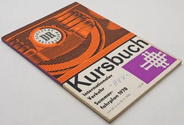 Kursbuch der Deutschen Reichsbahn Internationaler Verkehr Sommerfahrplan 1978 |C
