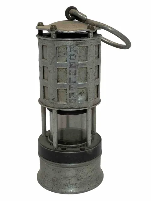 Vintage Koehler Permissible Miners Safety Lamp/Lantern No. 209