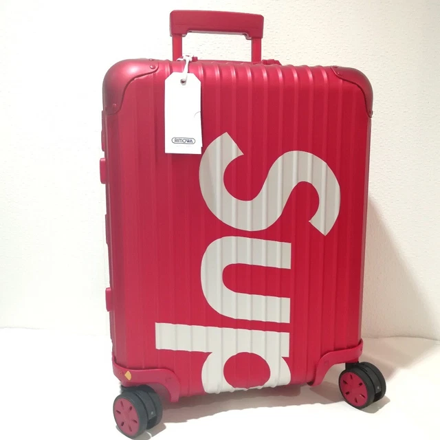 UNUSED SUPREME X RIMOWA Collaboration Topas Multiwheel 45L Travel