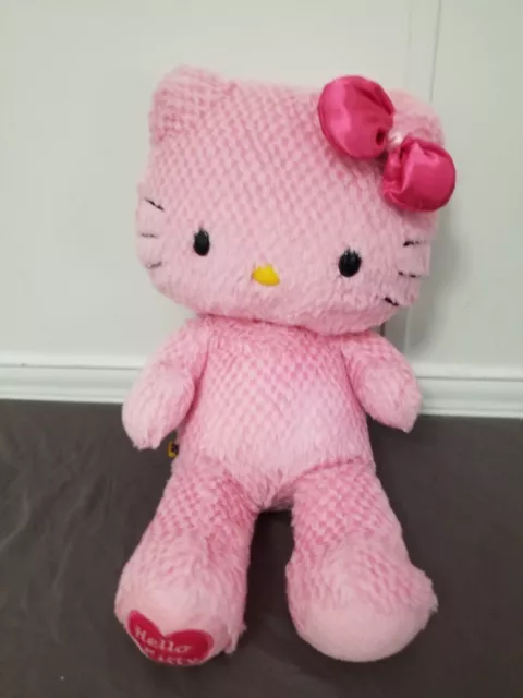 Build a Bear Hello Kitty Pink Waffle Sanrio Plush w/ bow 2011 Retired BABW 18” Build a Bear Hello Kitty Pink Waffle Sanrio Plush w/ bow 2011 Retired BABW 18”
