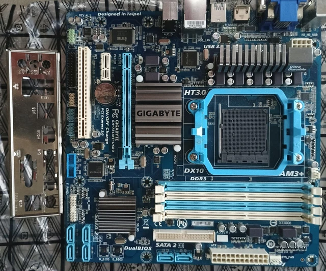 GIGABYTE GA-78LMT-USB3 SOCKET AM3+ DDR3 Micro ATX Motherboard & I/O ...