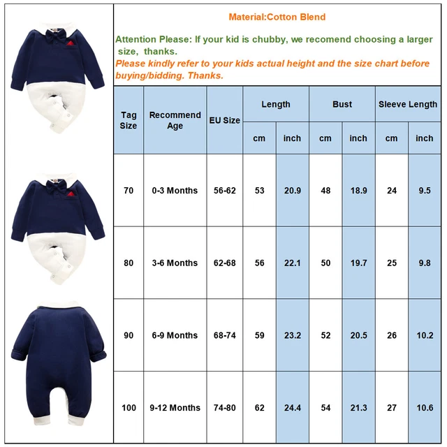 Infant Newborn Baby Boys Gentleman Clothes Romper Bodysuit Jumpsuit Outfits UK 2