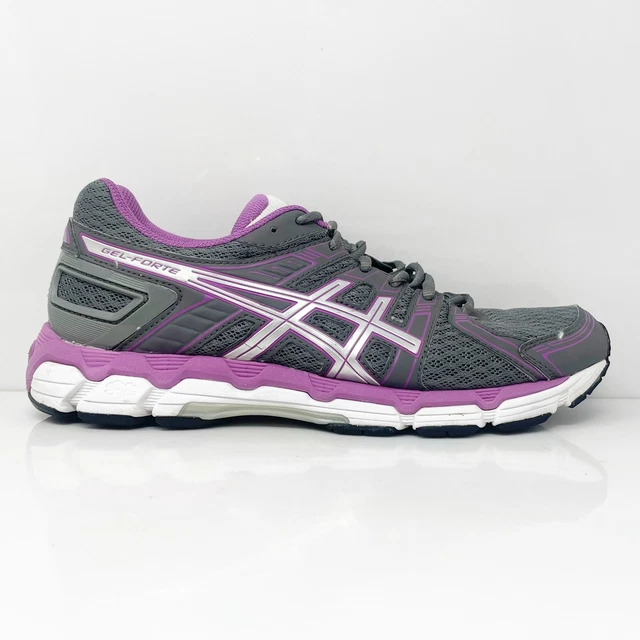 Asics Womens Gel Forte T360N Gray Running Shoes Sneakers Size 9.5