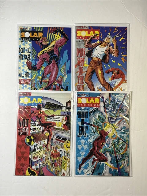 SOLAR MAN OF THE ATOM #39-42 (VF+/NM-) • Valiant Comics 1995 • plus FN #43