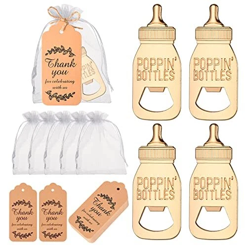 24Pcs Baby Shower Favors for Guests ,POPPIN Design Baby Bottle Opene...