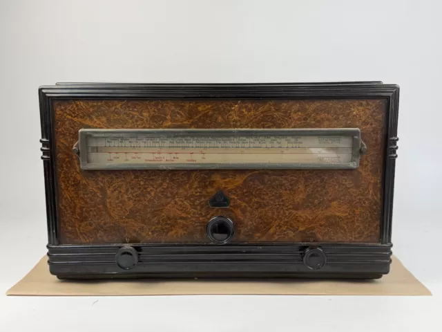 Siemens 46W Röhrenradio Bakelit Rarität optisch 1a tolles Sammlergerät 1932