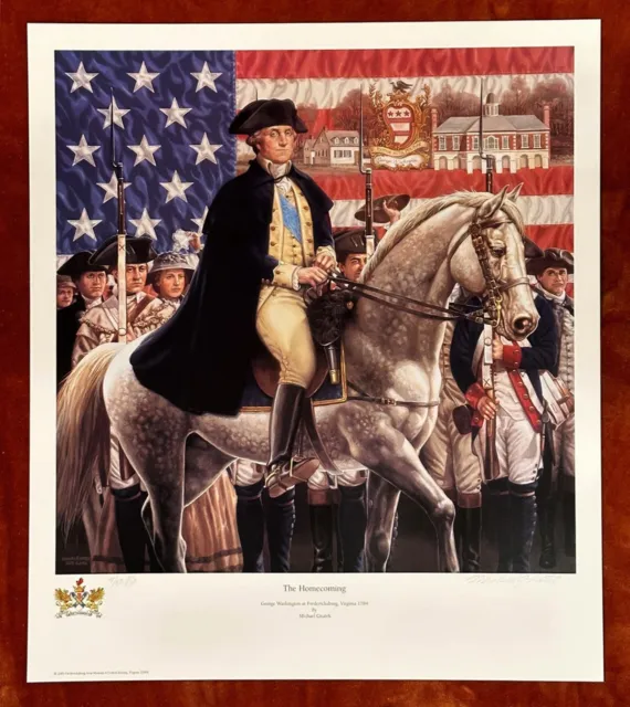 George Washington "The Homecoming" limited edition print by Gnatek Fredricksburg