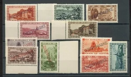 Saar Service 22-32 Lot Ou Valeurs Uniques MNH Neuf (M0087