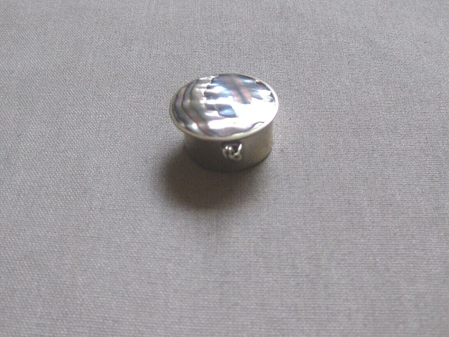 Vintage schöne Pillen Dose Handarbeit Mexico Alpaca