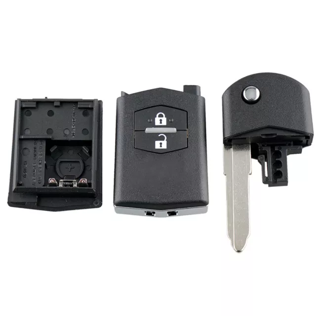 Auto Klapp Schlüssel 2 Tasten Gehäuse für MAZDA 2 3 5 6 BT50 CX-5 CX-7 CX-9 RX8