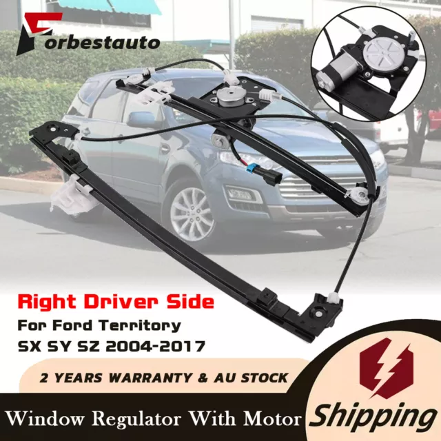 Right Driver Front Window Regulator W/ Motor Fits Ford Territory SX SY SZ 04-17