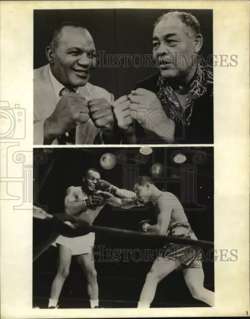 1977 Press Photo Jersey Joe Walcott vs. Joe Louis in "The Way It Was"