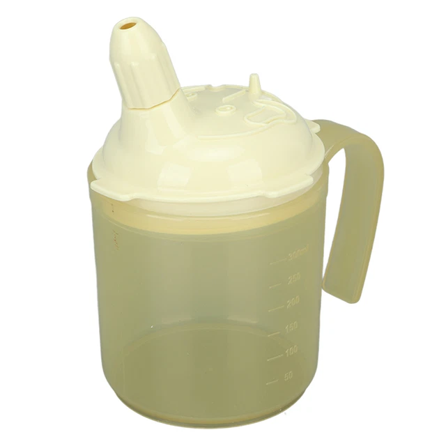 Adult Sippy Cup PP Material Drinking Aid Feeding Cup Heat Stable Base Detachable