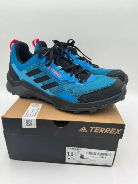 Adidas Men's Terrex Ax4 Sneaker Hiking Shoe Prime Green Blue Rush Turbo Size 11