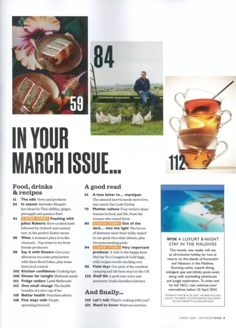 Waitrose & Partners Food Magazine: Spring Greens, Cooking Recipes, March 2024 2