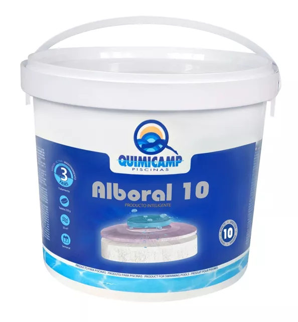 Quimicamp-Cloro rapido Alboral 10 efectos tab 250 Gr 5 Kg