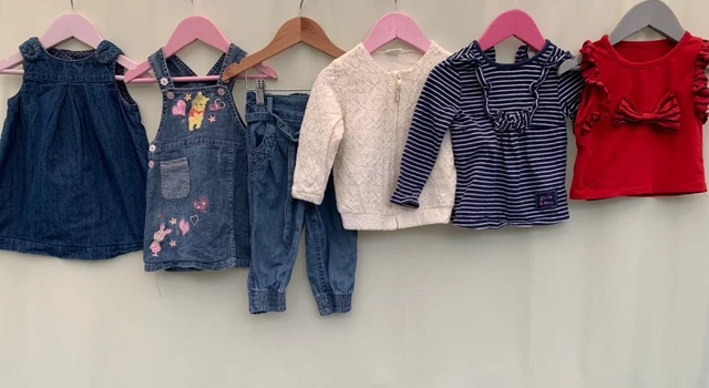 Girls bundle of clothes age 9-12 months Tu H&M Disney