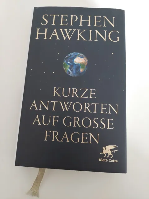 📖 Kurze Antworten auf große Fragen | Stephen Hawking | Buch | Neuwertig 📖