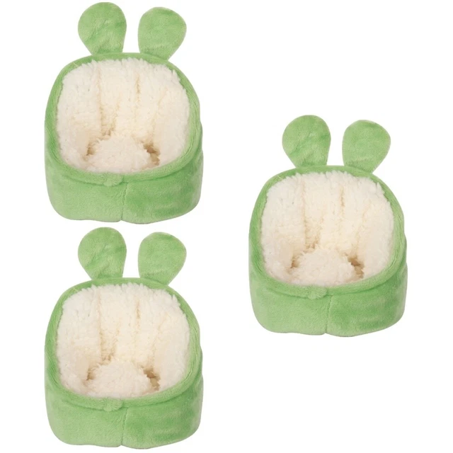 3 pcs Guinea Pig Cuddle Sack Gemütliche Hamster Bett
