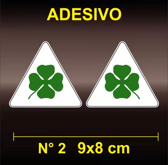 Adesivi Sticker  ALFA ROMEO QUADRIFOGLIO VERDE | bmw audi lancia ferrari  abarth