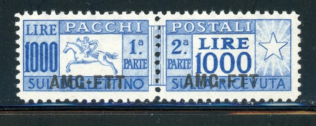 AMG-FTT Trieste MNH: Scott #Q26 1000L Ultra #1 CV$200+