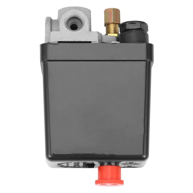Heavy Duty Air Compressor Pressure Switch Control 90 -120 Black Y1X8