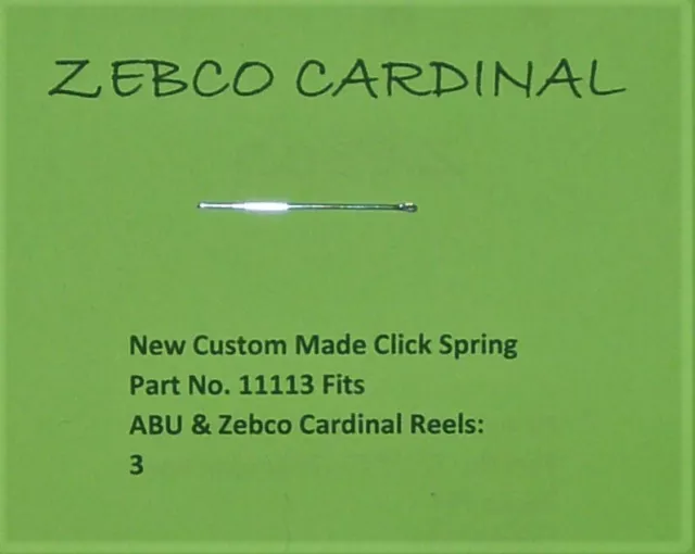 ZEBCO CARDINAL 3 Reel & Abu Cardinal 3 Reel New Custom Made Click