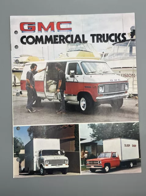 1976 GMC Cargo Van Vandura MagnaVan Vintage Sales Brochure Catalog